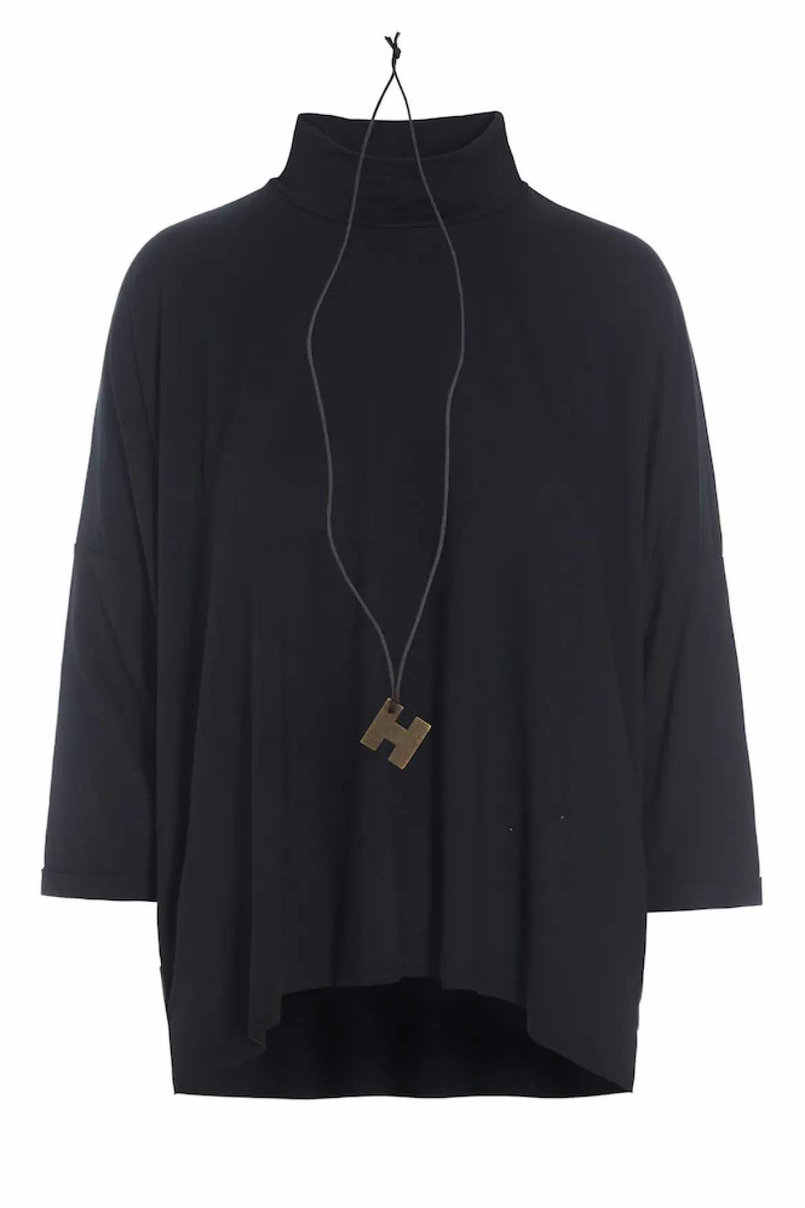 BLUSE M/HALSKETTE