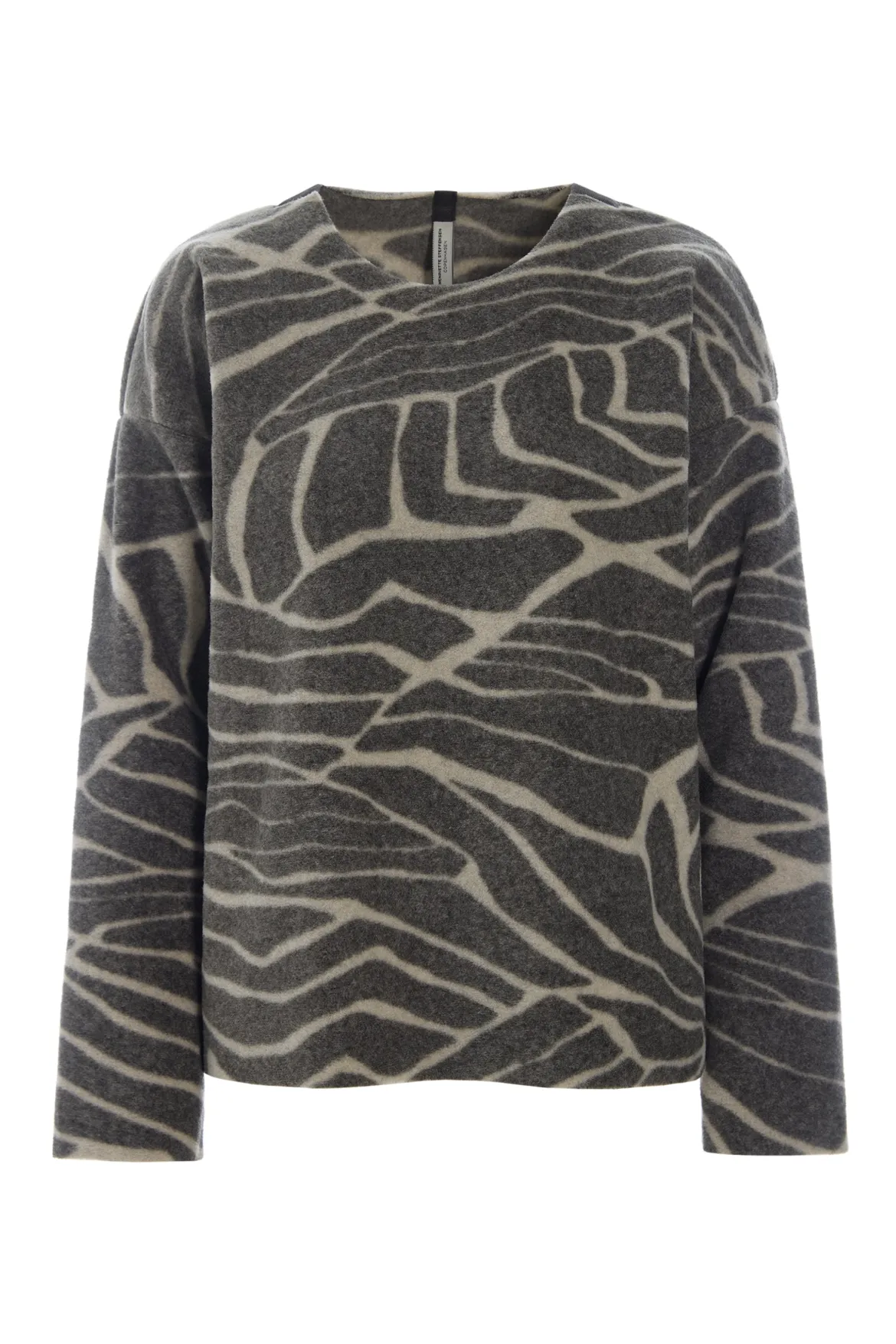 BLUSE RUNDEM AUSSCHNITT