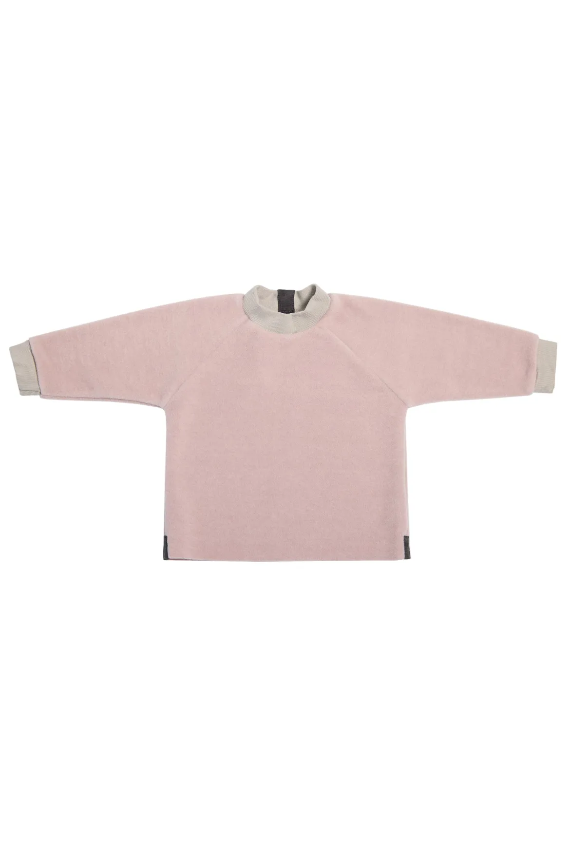 FLEECE BLUSE RUNDEM HALS BABY