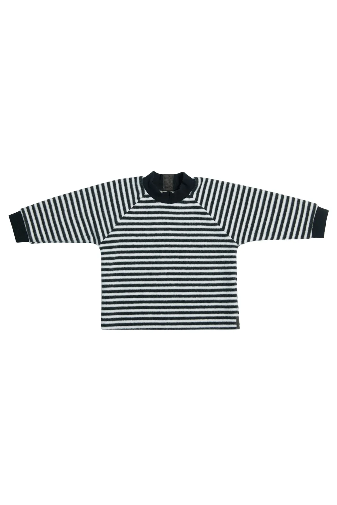 FLEECE BLUSE RUNDEM HALS BABY
