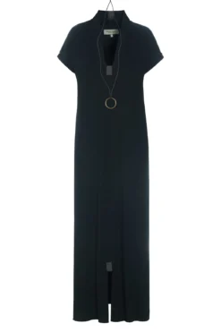 LANGE KLEID V-AUSSCHNITT