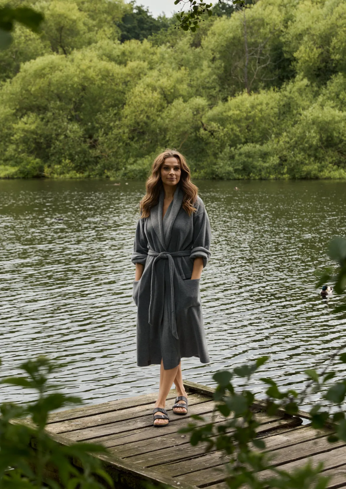 MORGENMANTEL DAMEN MIDI
