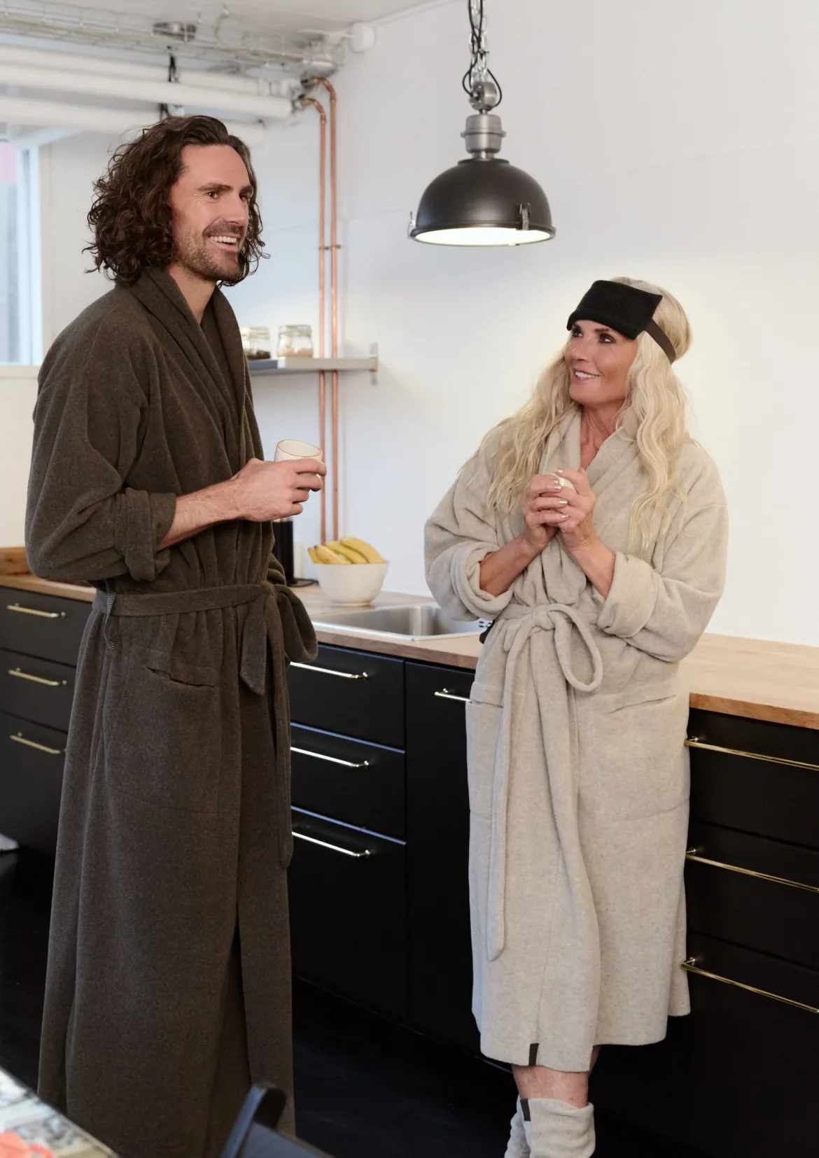 MORGENMANTEL DAMEN MIDI