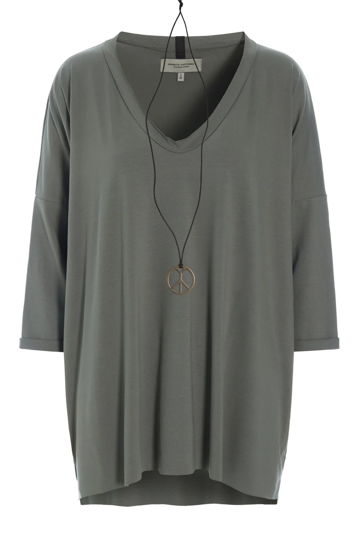 OVERSIZED BLUSE V-AUSSCHNITT