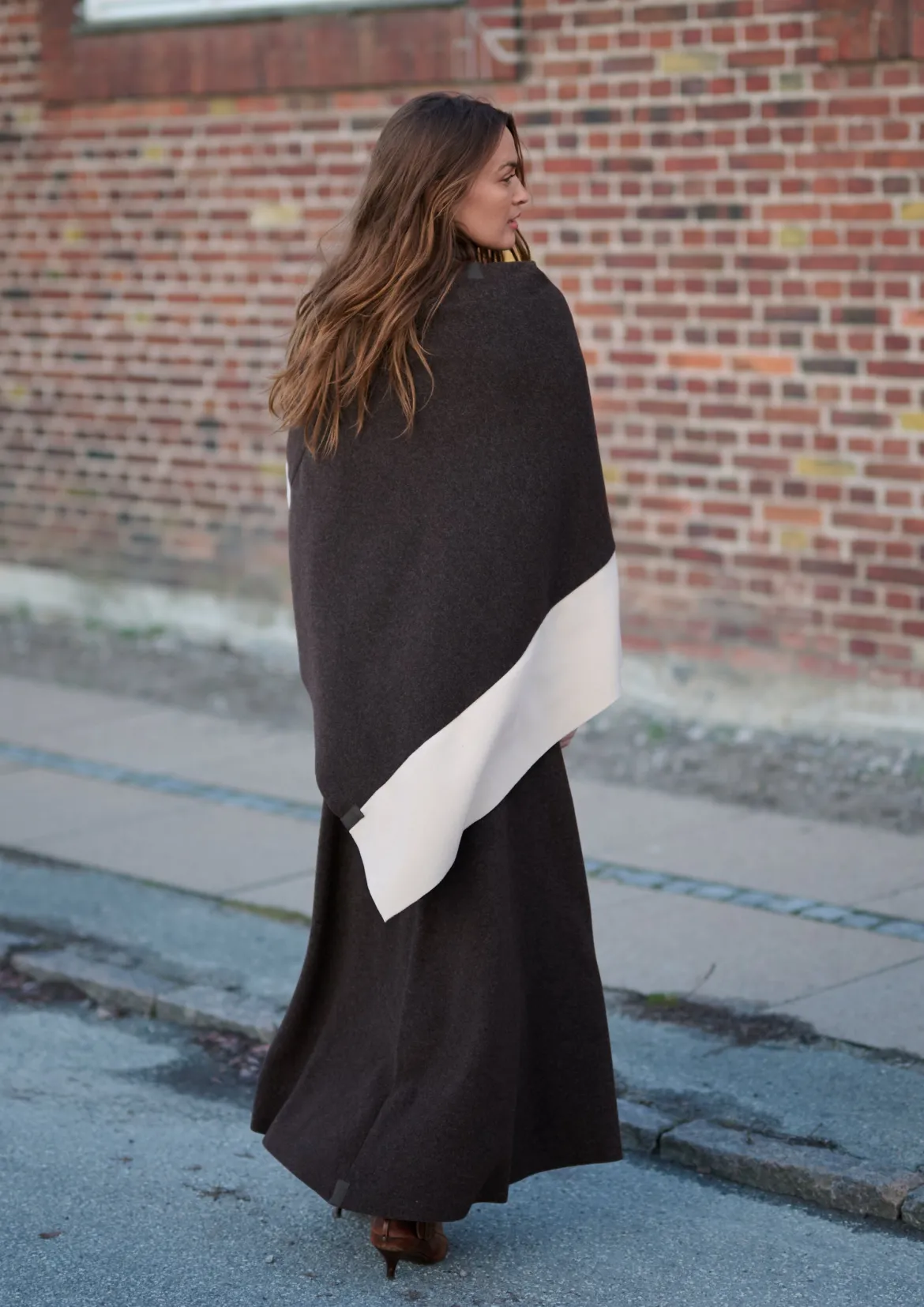 PONCHO 2 FARBIGE