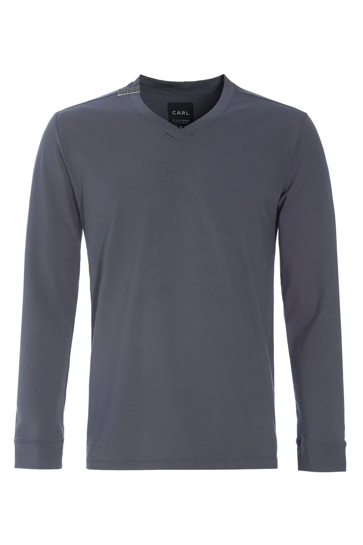 T-SHIRT V-AUSSCHNITT LANGARM