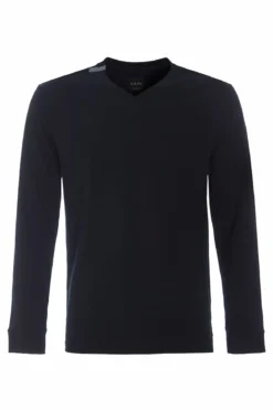 T-SHIRT V-AUSSCHNITT LANGARM