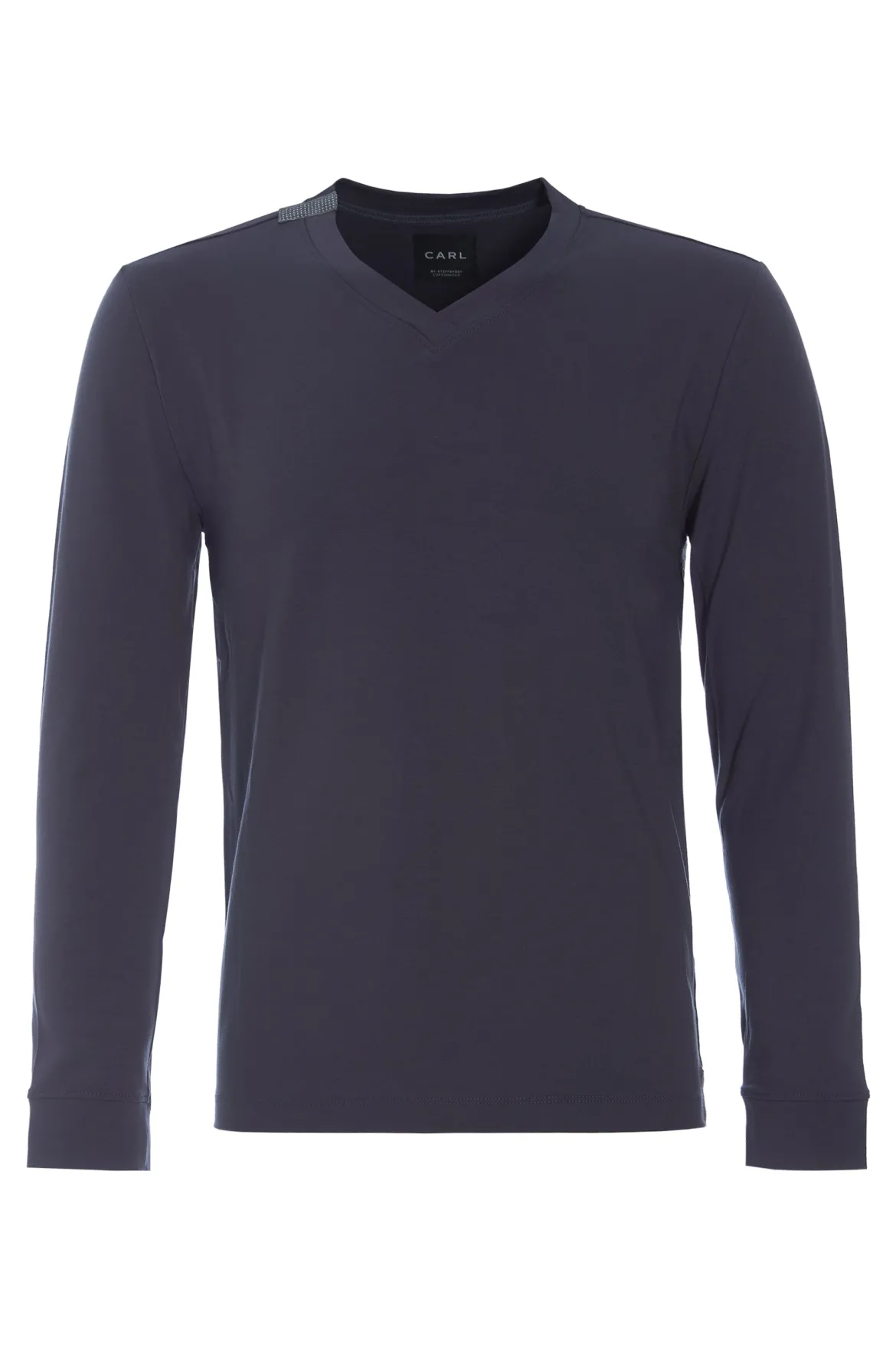 T-SHIRT V-AUSSCHNITT LANGARM
