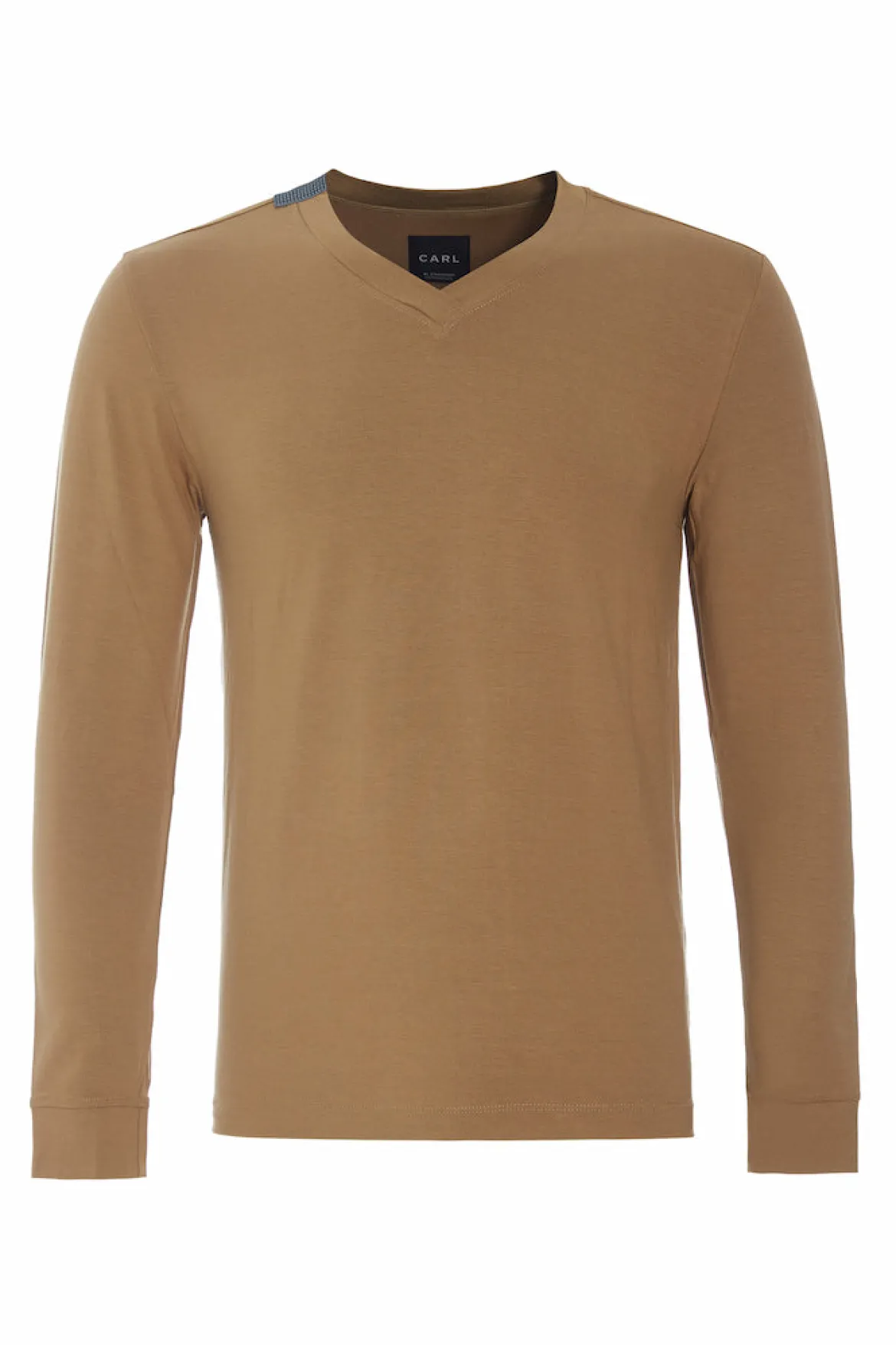 T-SHIRT V-AUSSCHNITT LANGARM