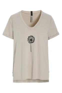 V-NECK TEE FLOWER