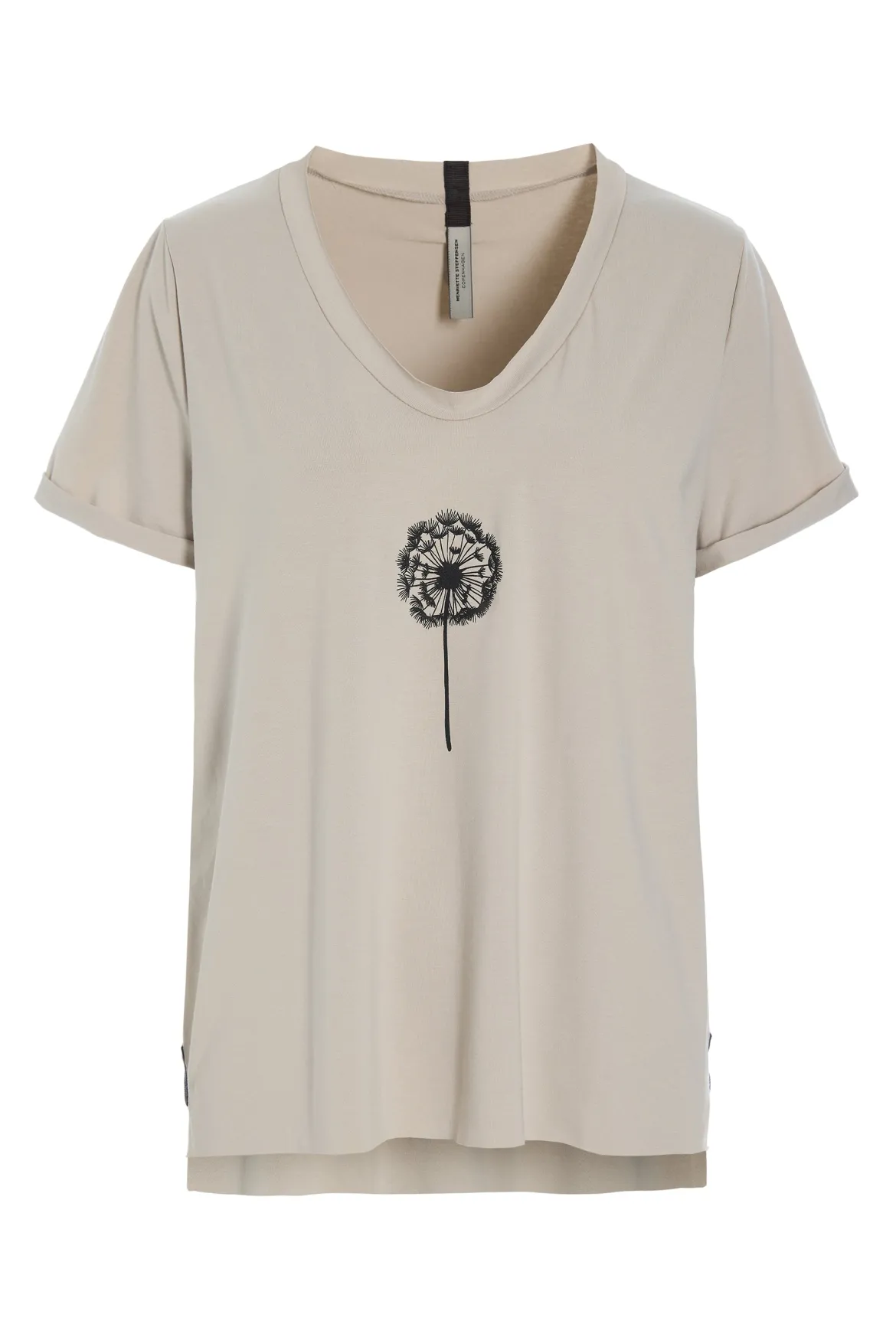 V-NECK TEE FLOWER
