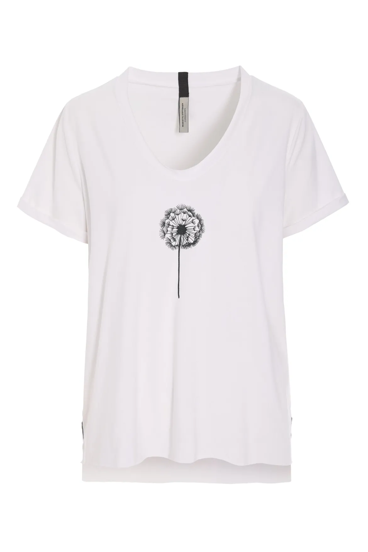 V-NECK TEE FLOWER